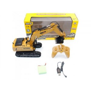Радиоуправляемый экскаватор HUI NA TOYS 2.4G 9CH 1/18 RTR HN1331