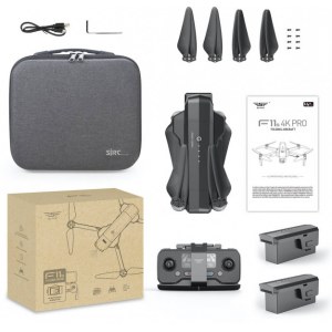 Квадрокоптер с камерой SJRC F11S 4K PRO 2-AXIS 4K EIS 5G GPS RTF (2 АКБ) - F11S 4K PRO COMBO