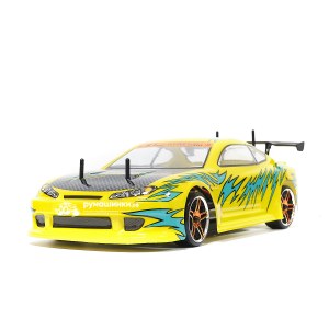 Радиоуправляемый машина для дрифта HSP Flying Fish 1 - 1:10 4WD - 94123-12362 кузов Nissan Silvia S15