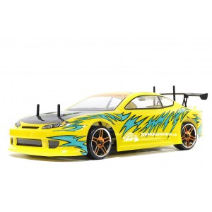 Радиоуправляемый машина для дрифта HSP Flying Fish 1 - 1:10 4WD - 94123-12362 кузов Nissan Silvia S15