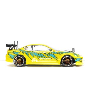 Радиоуправляемый машина для дрифта HSP Flying Fish 1 - 1:10 4WD - 94123-12362 кузов Nissan Silvia S15