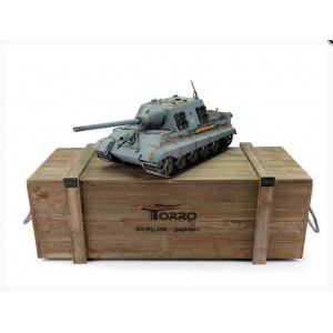 Радиоуправляемый танк Torro Jagdtiger, башня Henschel 1/16 откат ствола (для ИК боя) V3.0 2.4G RTR TR11411-GY-3.0