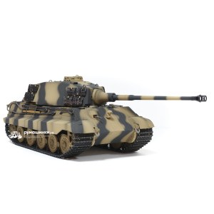 Радиоуправляемый танк Torro King Tiger 1/16, ВВ-пушка, дым, деревянная коробка V3.0 2.4G RTR TR11709-CA-3.0
