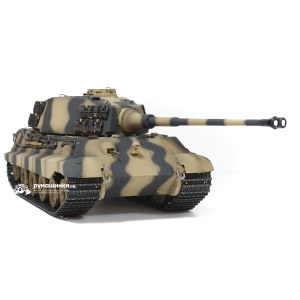 Радиоуправляемый танк Torro King Tiger 1/16, ВВ-пушка, дым, деревянная коробка V3.0 2.4G RTR TR11709-CA-3.0