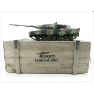 Радиоуправляемый танк Taigen 1/16 Leopard 2 A6 (Германия) САМО V3.0 2.4G RTR TG3889-1B-CM3.0