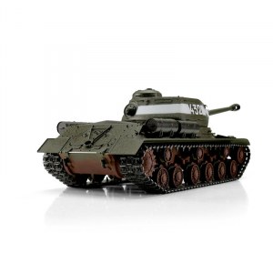 Радиоуправляемый танк Taigen 1/16 ИС-2 модель 1944, СССР, зеленый, (для ИК боя) V3.0 2.4G RTR TG3928-1G-IR-BOX3.0