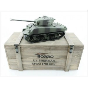 Радиоуправляемый танк Torro Sherman M4A3 76mm 1/16 ИК-пушка V3.0 2.4G RTR