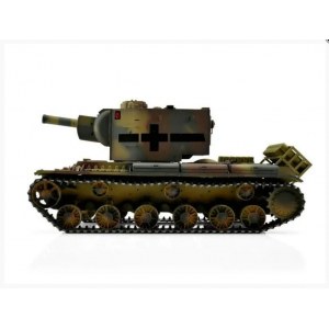 Радиоуправляемый танк Torro KV-2 1/16 ВВ-пушка, дым, зеленый V3.0 2.4G RTR TR11708-CA-3.0