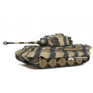 Радиоуправляемый танк Torro King Tiger, башня Henschel (Metal Edition) 1/16, ВВ-пушка V3.0 2.4G RTR TR1110000611-3.0
