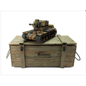 Радиоуправляемый танк Torro KV-2 1/16 откат ствола (для ИК боя), камуфляж V3.0 2.4G RTR TR11409-CA-3.0