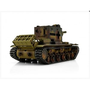 Радиоуправляемый танк Torro KV-2 1/16 откат ствола (для ИК боя), камуфляж V3.0 2.4G RTR TR11409-CA-3.0