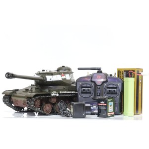 Танк радиоуправляемый Taigen 1/16 ИС-2 модель 1944 (СССР) дым V3 2.4G RTR TGAS3928-B3.0