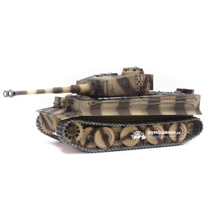 Танк на радиоуправлении Taigen 1/16 Tiger 1 (Германия, поздняя версия) дым V3 2.4G RTR TGAS3818-D3.0