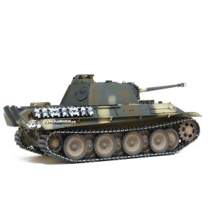 Радиоуправляемый танк Taigen 1/16 Panther type G (Германия) откат ствола (для ИК боя) V3 2.4G RTR TGIF3879G-B1-3.0