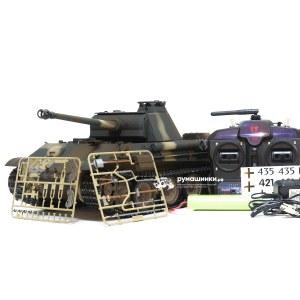 Радиоуправляемый танк Taigen 1/16 Panther type G (Германия) откат ствола (для ИК боя) V3 2.4G RTR TGIF3879G-B1-3.0