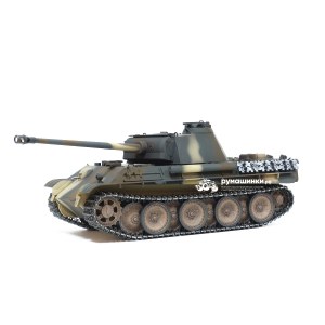 Радиоуправляемый танк Taigen 1/16 Panther type G с ИК пушкой HC версия, башня на 360, подшипники в ред, V3 2.4G RTR TG3879-1GHC-IR3.0