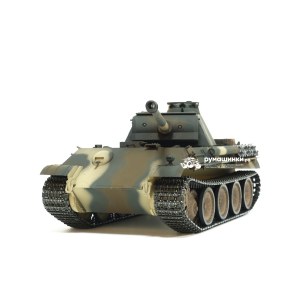 Радиоуправляемый танк Taigen 1/16 Panther type G с ИК пушкой HC версия, башня на 360, подшипники в ред, V3 2.4G RTR TG3879-1GHC-IR3.0