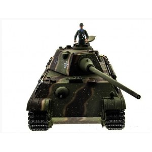 Танк на пульте управлении Taigen 1/16 Panther type F с ИК пушкой HC версия, башня на 360, подшипники в ред, V3 2.4G RTR TG3879-1FHC-IR3.0