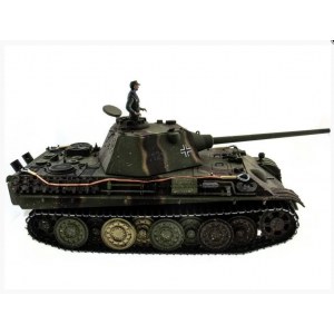Танк на пульте управлении Taigen 1/16 Panther type F с ИК пушкой HC версия, башня на 360, подшипники в ред, V3 2.4G RTR TG3879-1FHC-IR3.0