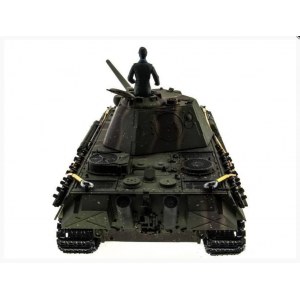 Танк на пульте управлении Taigen 1/16 Panther type F с ИК пушкой HC версия, башня на 360, подшипники в ред, V3 2.4G RTR TG3879-1FHC-IR3.0
