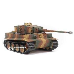 Радиоуправляемый танк Taigen 1/16 Tiger 1 (Германия, средняя версия) откат ствола (для ИК боя) V3 2.4G RTR TGIF3818-E1-3.0