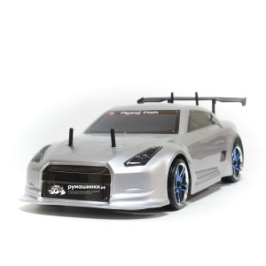 Радиоуправляемая модель для дрифта HSP Flying Fish 1 - 1:10 4WD - 94123/GTR 04 Nissan GTR Серебристый