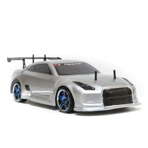 Радиоуправляемая модель для дрифта HSP Flying Fish 1 - 1:10 4WD - 94123/GTR 04 Nissan GTR Серебристый