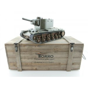 Радиоуправляемый танк Torro КВ-2 1/16 СССР, зеленый, ВВ-пушка V3.0 2.4G RTR TR1112438785-3.0