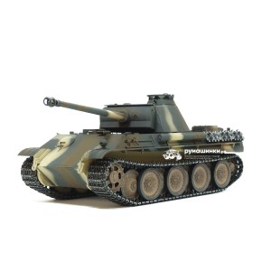 Танк радиоуправляемый Taigen 1/16 Panther type G (Германия) HC версия, башня на 360, подшипники в ред., V3 2.4G RTR TG3879-1GHC3.0