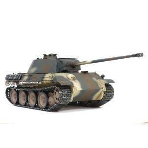 Танк радиоуправляемый Taigen 1/16 Panther type G (Германия) HC версия, башня на 360, подшипники в ред., V3 2.4G RTR TG3879-1GHC3.0