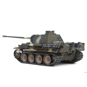 Танк радиоуправляемый Taigen 1/16 Panther type G (Германия) HC версия, башня на 360, подшипники в ред., V3 2.4G RTR TG3879-1GHC3.0