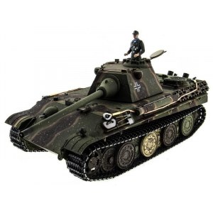 Радиоуправляемый танк пневматический Taigen 1/16 Panther type F (Германия) HC версия, башня на 360, подшипники в ред., V3 2.4G RTR TG3879-1FHC3.0