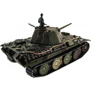 Радиоуправляемый танк пневматический Taigen 1/16 Panther type F (Германия) HC версия, башня на 360, подшипники в ред., V3 2.4G RTR TG3879-1FHC3.0