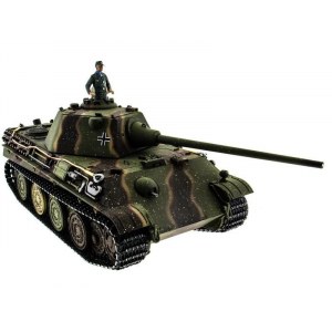 Радиоуправляемый танк пневматический Taigen 1/16 Panther type F (Германия) HC версия, башня на 360, подшипники в ред., V3 2.4G RTR TG3879-1FHC3.0