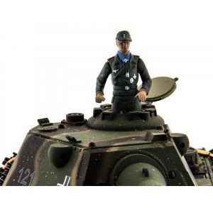 Радиоуправляемый танк пневматический Taigen 1/16 Panther type F (Германия) HC версия, башня на 360, подшипники в ред., V3 2.4G RTR TG3879-1FHC3.0