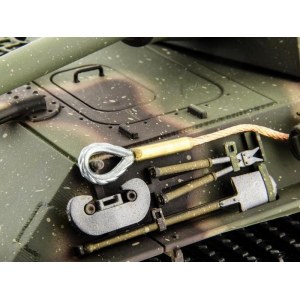 Радиоуправляемый танк пневматический Taigen 1/16 Panther type F (Германия) HC версия, башня на 360, подшипники в ред., V3 2.4G RTR TG3879-1FHC3.0