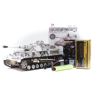 Танк радиоуправляемый для боёв Taigen 1/16 Panzerkampfwagen IV Ausf.G (Германия) (для ИК боя) V3 2.4G RTR TG3859-B-IR3.0