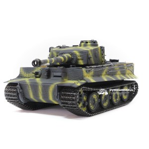 Радиоуправляемый танк пневматический Taigen 1/16 Tiger 1 (Германия, поздняя версия) звук, дым V3 2.4G RTR окраска Тики TG3818-1DT3.0