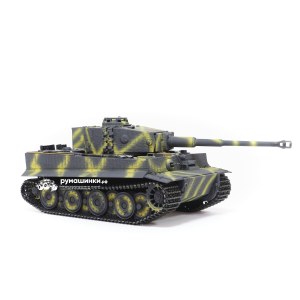 Радиоуправляемый танк пневматический Taigen 1/16 Tiger 1 (Германия, поздняя версия) звук, дым V3 2.4G RTR окраска Тики TG3818-1DT3.0