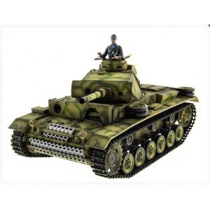 Радиоуправляемый танк для боя Taigen 1/16 Panzerkampfwagen III (Германия) HC (для ИК танкового боя) V3 2.4G RTR TG3848-1HC-IR3.0