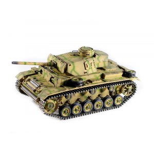 Радиоуправляемый танк Taigen 1/16 Panzerkampfwagen III (Германия) дым, свет (для ИК боя) V3 2.4G RTR камуфляж TG3848-BC-IR3.0