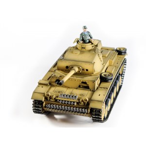 Радиоуправляемый танк Taigen 1/16 Panzerkampfwagen III (Германия) дым, свет V3 2.4G RTR пустыня TG3848-BD3.0
