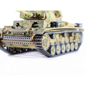 Радиоуправляемый танк пневматический Taigen 1/16 Panzerkampfwagen III (Германия) дым, свет V3 2.4G RTR камуфляж TG3848-BC3.0