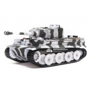 Радиоуправляемый танк Taigen 1/16 Tiger 1 (Германия, поздняя версия) V3 2.4G RTR зимний камуфляж TG3818-BS3.0