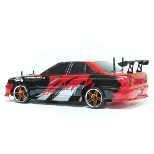 Радиоуправляемая модель для дрифта HSP Flying Fish 1 - 1:10 4WD Кузов Nissan Skyline 94123/12334 BLACK