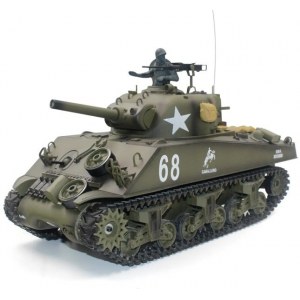 Радиоуправляемый танк Heng Long M4A3 Sherman V7.0 масштаб 1:16 RTR 2.4GHz - 3898-1 V7.0