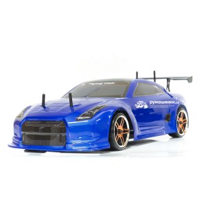 Радиоуправляемая машина для дрифта HSP Flying Fish 1 - 1:10 4WD кузов Nissan R35 GTR 94123/GTR BL