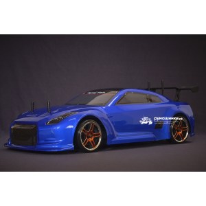 Радиоуправляемая машина для дрифта HSP Flying Fish 1 - 1:10 4WD кузов Nissan R35 GTR 94123/GTR BL