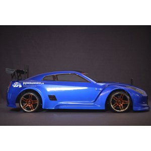Радиоуправляемая машина для дрифта HSP Flying Fish 1 - 1:10 4WD кузов Nissan R35 GTR 94123/GTR BL