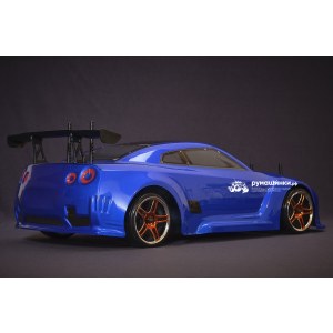 Радиоуправляемая машина для дрифта HSP Flying Fish 1 - 1:10 4WD кузов Nissan R35 GTR 94123/GTR BL